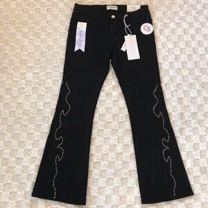 Gogo Jeans NWOT Bootcut Rhinestone Black Jeans